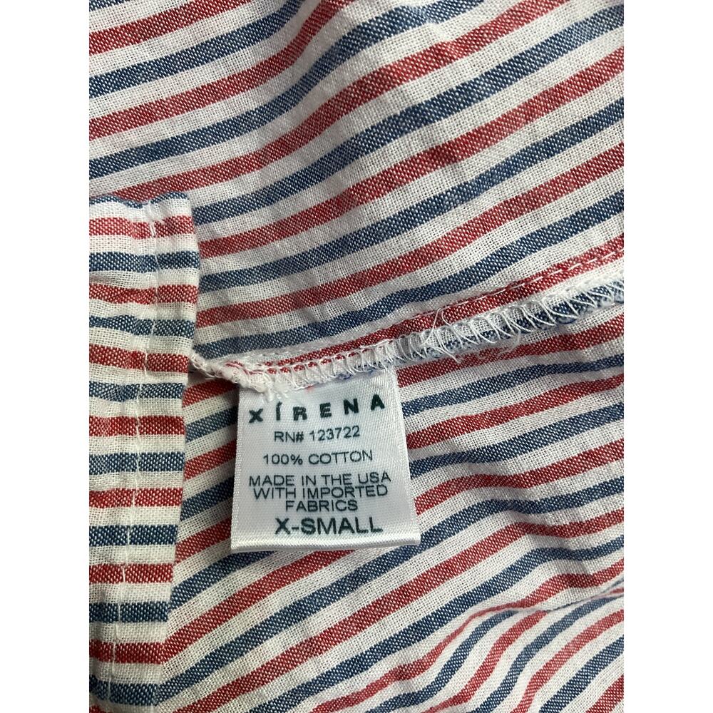 Xirena 'Teddy' Blue Cotton Shirt Size XS - Picture 5 of 5